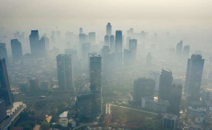 Update Zona Merah Polusi Udara di Kota Besar