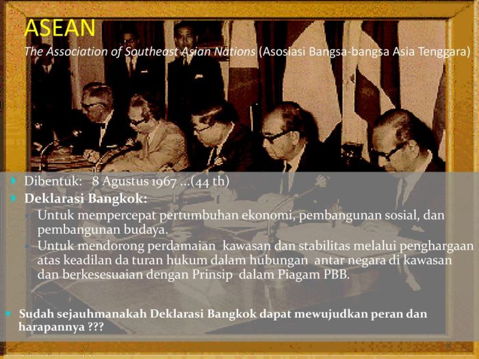 Keputusan Organisasi Dunia yang Pengaruhi Asia Tenggara