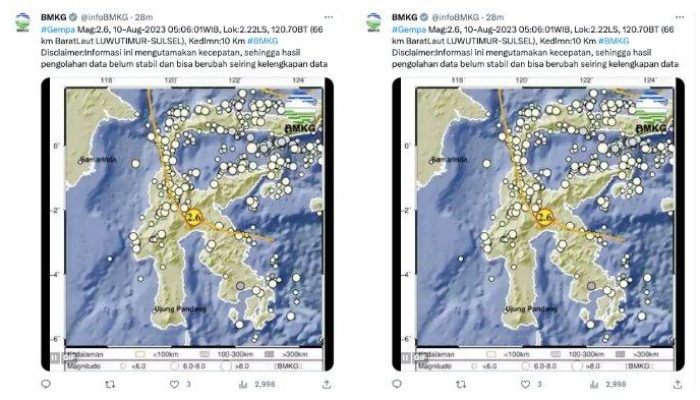 BMKG Peringatkan Potensi Gempa Susulan di Wilayah Timur