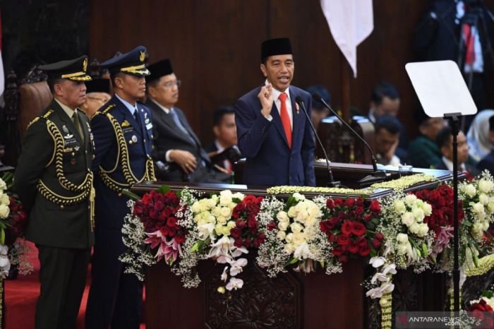 Presiden Sampaikan Pidato Penting di Istana Negara