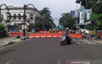 Polisi Bubarkan Balap Liar di Jalan Raya Bandung
