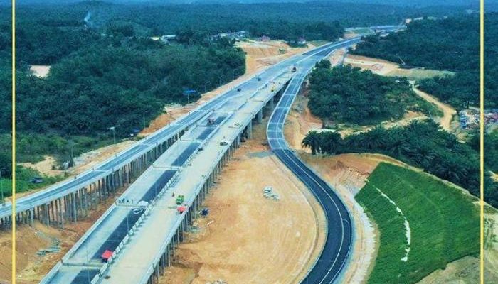 Progres Pembangunan Jalan Tol Lingkar Pekanbaru Mencapai 50 Persen