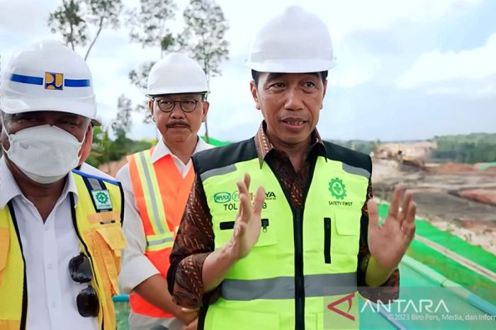 Presiden Resmikan Jalan Tol Penghubung IKN