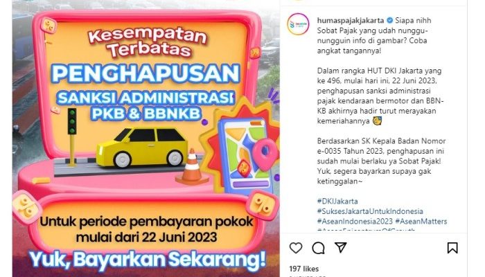 Dua Hari Pemutihan Pajak Kendaraan Pemprov Riau Raup PAD Rp2,29 Miliar