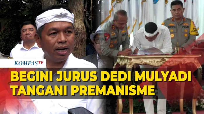 Begini Jurus Dedi Mulyadi Bareng Kepolisian Tangani Premanisme hingga ... Dedi Mulyadi Tegas: Langgar Jam Malam, Siswa Kena SP1