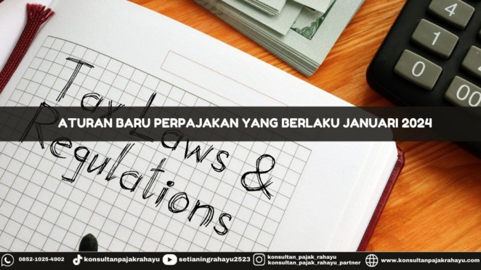 Perubahan Aturan Pajak Mulai Berlaku Minggu Ini