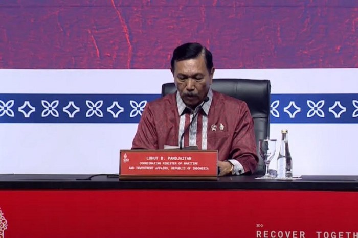 KTT G20, Luhut: Mari Bangun Dunia yang Berkelanjutan untuk Anak Cucu ... UEA Pernah Lirik Pulau Kecil Aceh, Luhut Ungkap Niat Bangun Resort