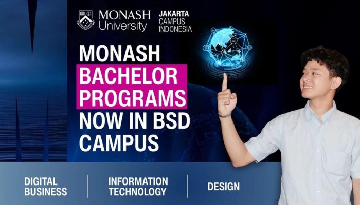 Program Sarjana Monash Dukung Visi Indonesia Menuju Emas