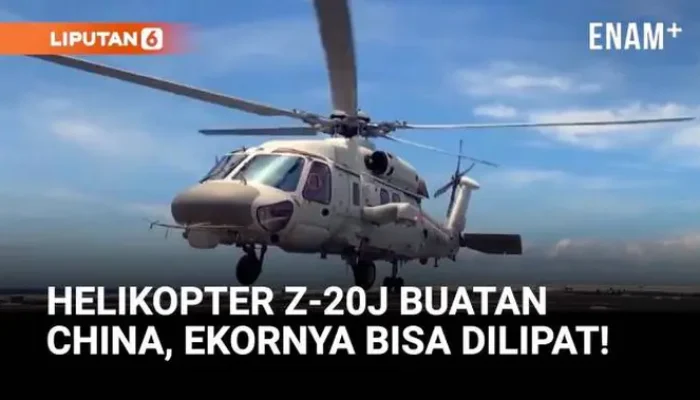 Helikopter Z-20J China Tampil Perdana di Pameran Helikopter Tianjin