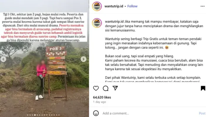 Pemandu Curhat Tak Dibayar Usai Menolong Korban Hipotermia di Gunung Merbabu