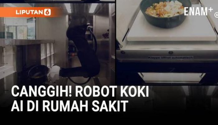 Robot Koki AI di Rumah Sakit Memasak Beragam Hidangan Secara Bersamaan