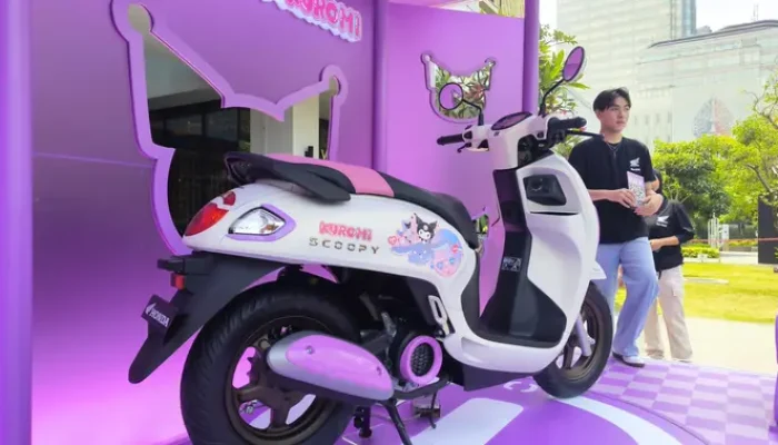 Kolaborasi Unik Honda Scoopy Kuromi yang Penuh Gaya