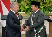 Prabowo Diterima Keluarga Raja Yordania di Tengah Tantangan Kariernya