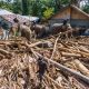 Gajah Sumatra Dikerahkan untuk Bersihkan Tumpukan Kayu di Meureudu Pidie Jaya