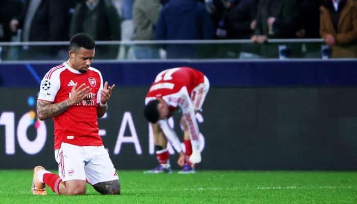 Arsenal Menang 3-0 Melawan Club Brugge, Gabriel Jesus Rayakan Kembali ke Lapangan Setelah 11 Bulan