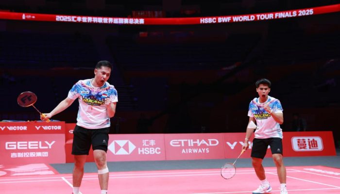Hasil World Tour Finals 2025: Sabar dan Reza Kalahkan Pasangan Malaysia