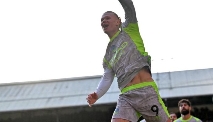 Haaland Cetak Dua Gol, Tim Kota Rayakan Kemenangan Besar