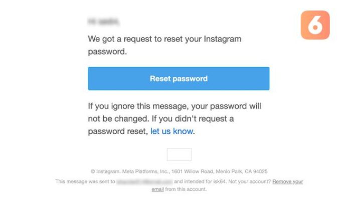 Dapatkan Email Reset Kata Sandi Instagram? Berikut Langkah yang Harus Dilakukan