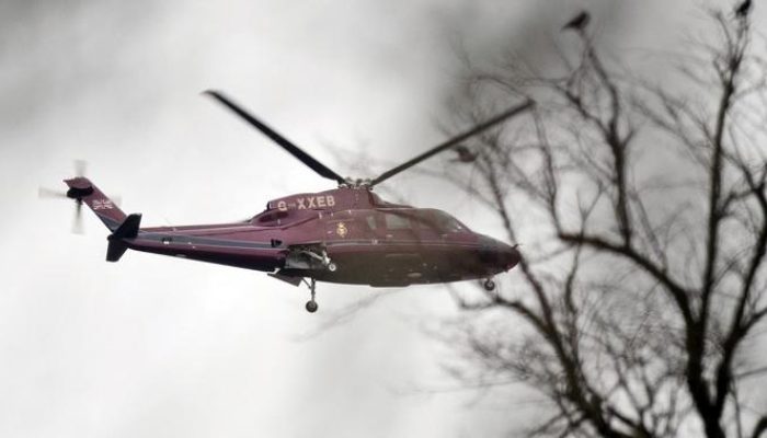 Perjalanan Helikopter Keluarga Kerajaan Inggris Tempuh 58000 Mil dalam Setahun