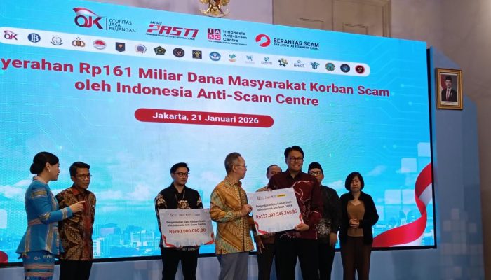 OJK dan Bank Kembalikan Rp 161 Miliar kepada Korban Penipuan