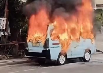 Pelaku Pembakar Sopir Angkot di Tanah Abang Ditangkap Setelah Melarikan Diri