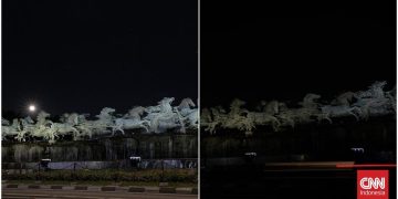 Penampakan Gelap Jakarta Sejam pada Hari Bumi 2026