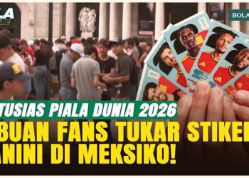 Ribuan Fans Serbu Bursa Tukar Stiker di Meksiko: Messi dan Ronaldo Paling Diburu
