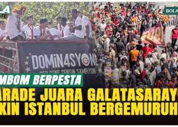 Parade Juara Galatasaray di Lautan Kuning Merah Mengguncang Istanbul!