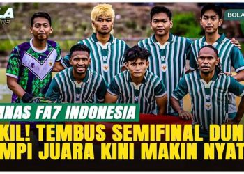 Indonesia Ukir Sejarah Tantang Brasil di Semifinal Piala Dunia IFA7 2026