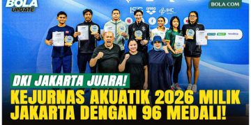 38 Medali Emas, DKI Jakarta Juara Umum Kejurnas Akuatik 2026