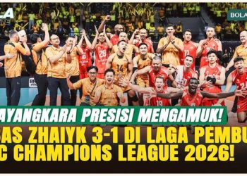 Bhayangkara Presisi Menang 3-1 atas Zhaiyk di AVC Champions League 2026