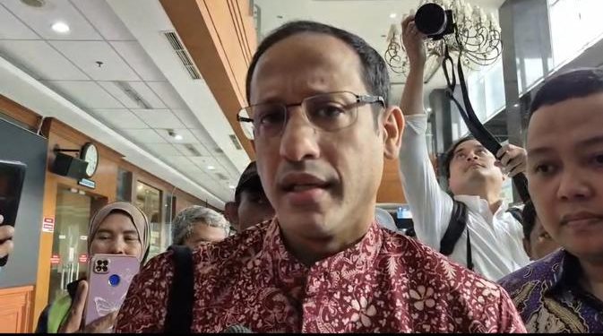 Tangis Anak Nadiem Pecah Saat Ditinggal Pergi Sidang
