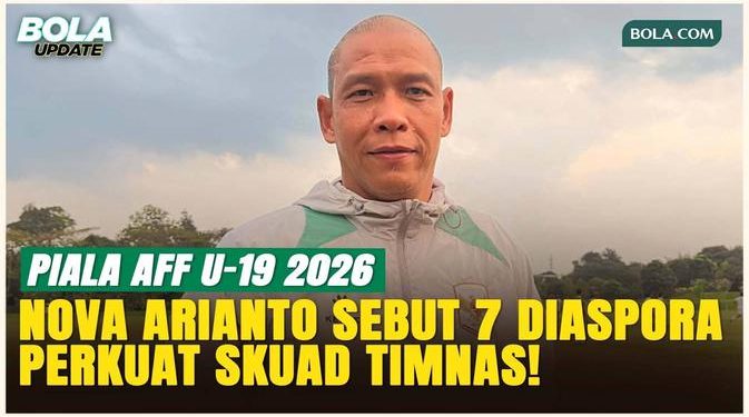 7 Diaspora Dukung Timnas Indonesia U-19, Nova Arianto Bidik Performa Optimal