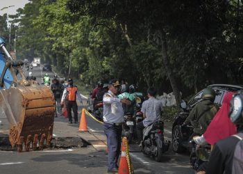 Daftar Pengalihan Arus Lalu Lintas Usai Jalan Amblas di Lenteng Agung Jakarta Selatan