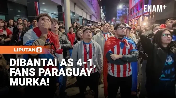 Paraguay Kehilangan 4-1 dari AS di Piala Dunia 2026, Fans Tunjukkan Kemarahan