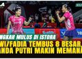Ganda Putri Indonesia Tambah Wakil di Perempatfinal Indonesia Open