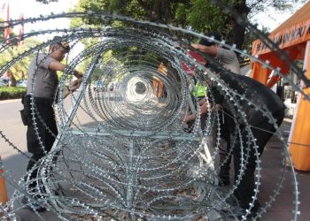 Kediaman Pakubuwana XIV di Solo Dipasang Kawat Berduri