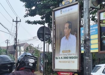 Baliho Ulang Tahun Berpotensi Menyalahi Anggaran Jokowi