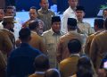 Prabowo dan Gibran Ikut Sarasehan Kebangsaan KSTI di Jakarta