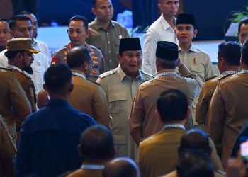 Prabowo dan Gibran Ikut Sarasehan Kebangsaan KSTI di Jakarta