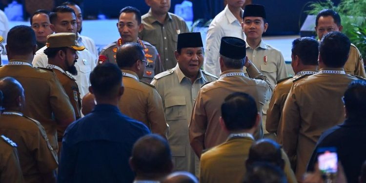 Prabowo dan Gibran Ikut Sarasehan Kebangsaan KSTI di Jakarta