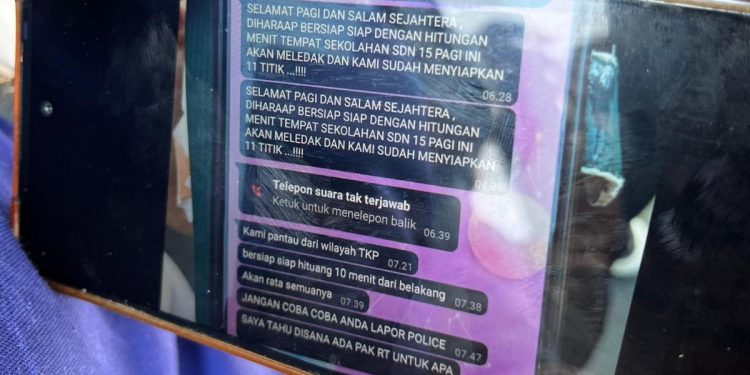 Pengirim Ancaman Bom Ditangkap Dekat Sekolah
