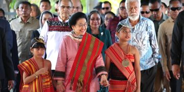 Momen Ramos Horta dan Xanana Menyambut Kedatangan Megawati secara Langsung