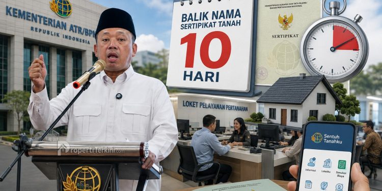 Balik Nama Sertifikat Tanah Dapat Diurus dalam 10 Hari, Ini Alur dan Syaratnya