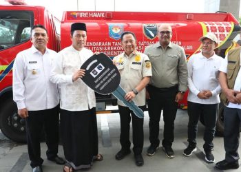 Serahan Kendaraan Tangki Air Multifungsi kepada Pemkab Aceh Tengah