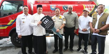 Serahan Kendaraan Tangki Air Multifungsi kepada Pemkab Aceh Tengah