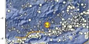 Gempa 6,2 Magnitudo Guncang Maluku Barat Daya Tanpa Potensi Tsunami