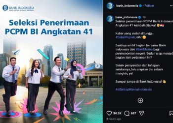 Lowongan Kerja Bank Indonesia Dibuka Mulai 9 Agustus 2026, Simak Syaratnya