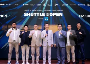 Reuni Taufik Hidayat Lawan Lin Dan di GBK Dalam Pertandingan Ganda