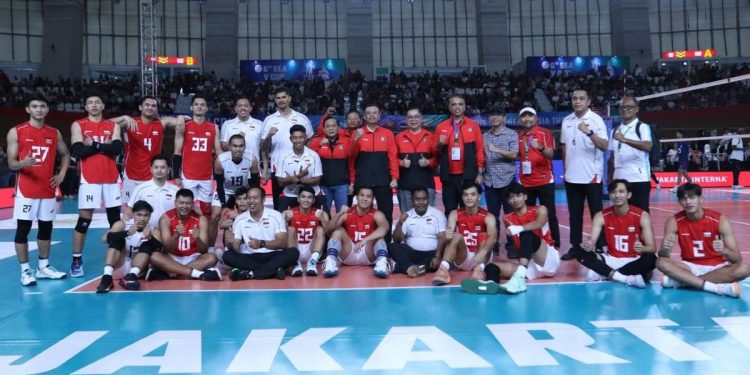 Timnas Voli Putra Indonesia Menang 3-0 atas Kamboja Jelang Asian Games 2026